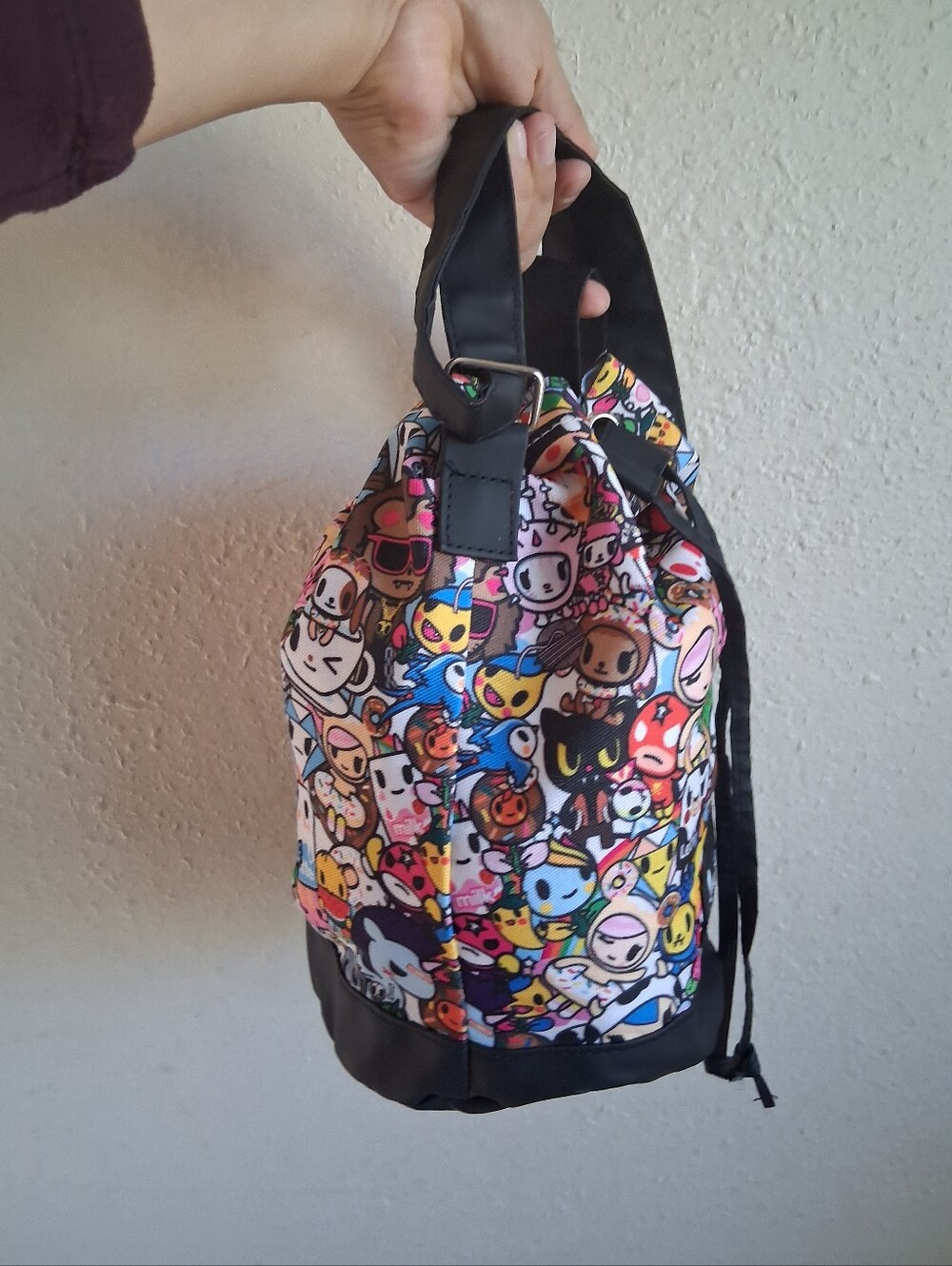 Tokidoki Small Drawstring Bucket Bag - Picture 2 of 8